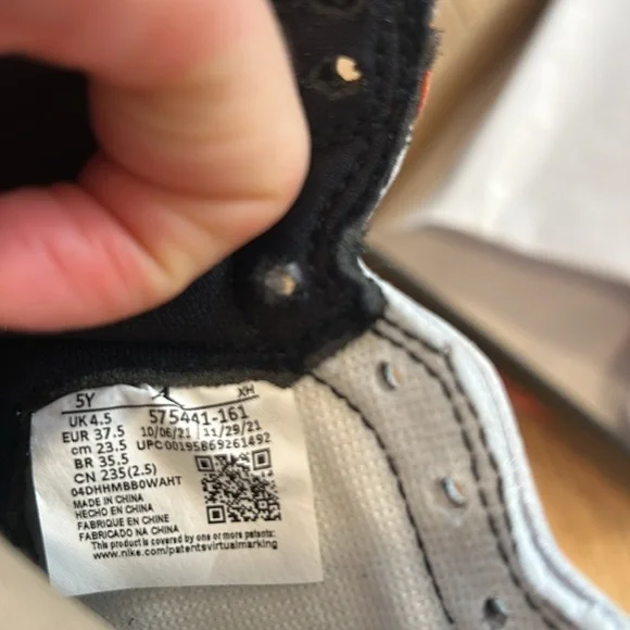 Nike Air Jordan High-Top Sneakers - Red and White - Picture 3 of 4